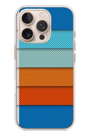 İphone 16 Pro Uyumlu Renk Geçişi Baskılı Silikon Kılıf
