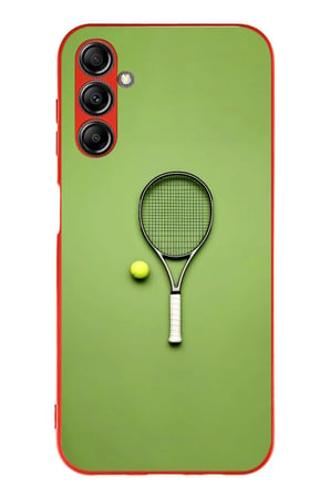 Samsung Galaxy A14 Uyumlu Tenis Raketi Baskılı Silikon Kılıf
