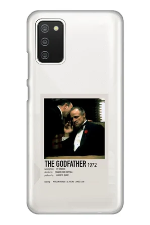 Samsung Galaxy A02S Uyumlu The GodFather Baba Poster Tasarımlı Baskılı Silikon Kılıf
