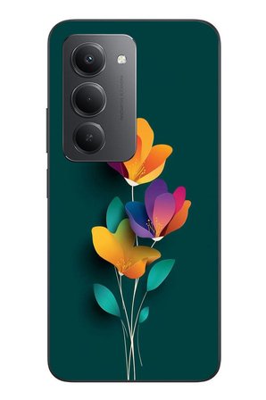 Redmi 15 Uyumlu Modernizimin Çicekleri Baskılı Silikon Kılıf