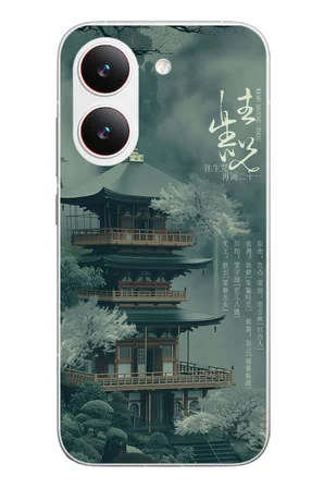 Poco X8 Pro
 Uyumlu Japon Evleri Baskılı Silikon Kılıf