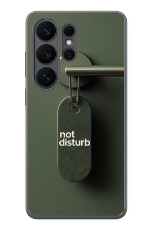 Samsung Galaxy S26 Ultra Uyumlu Not Disturb Baskılı Silikon Kılıf