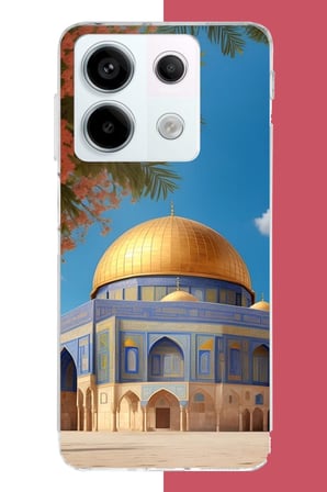 Redmi Note 13 PRO 5G Uyumlu Kudüs3 Baskılı Silikon Kılıf