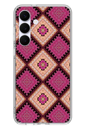 Samsung Galaxy S25 FE Uyumlu Pembe Yavrusu Motifleri Baskılı Silikon Kılıf