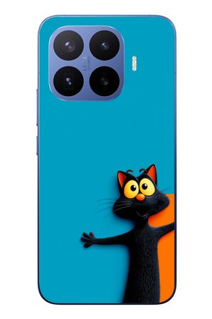 Xiaomi 17T Pro
 Uyumlu Kedi Uyarısı Baskılı Silikon Kılıf