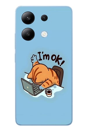 Redmi Note 13 4G Uyumlu l'M Ok Baskılı Silikon Kılıf