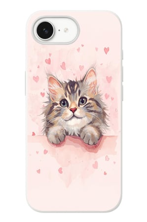 İphone 16e Uyumlu Benim Kedim Baskılı Silikon Kılıf