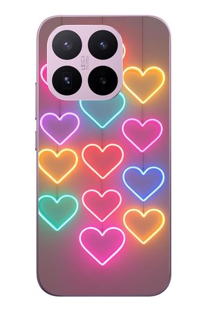 Xiaomi 17T
 Uyumlu Neon Kalpler Baskılı Silikon Kılıf