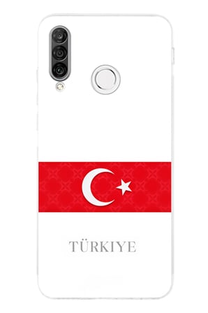 Huawei P30 Lite Uyumlu Türk Milli Takım Forma Baskılı Silikon Kılıf