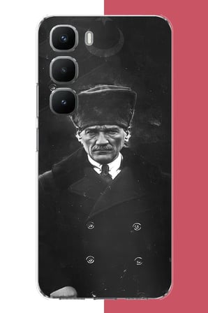 Infinix Hot 60 Pro Uyumlu atatürk 2 Baskılı Silikon Kılıf