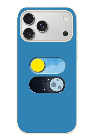 İphone 17 Pro Max Uyumlu Gece Gündüz Geçiş Baskılı Silikon Kılıf