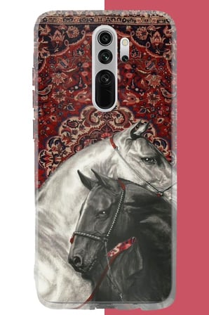 Redmi Note 8 Pro Uyumlu Türk Halı Baskılı Silikon Kılıf