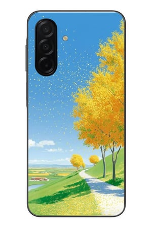 Samsung Galaxy A26 Uyumlu Sarı Sonbahar Ağacı Baskılı Silikon Kılıf