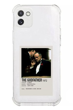Samsung Galaxy A03 Uyumlu The GodFather Baba Poster Tasarımlı Baskılı Silikon Kılıf