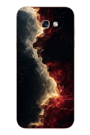 Samsung Galaxy A7 (2017) Uyumlu Uzay Boşluğu Baskılı Silikon Kılıf