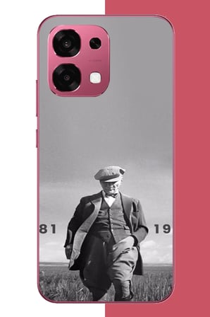Oppo A6 PRO Uyumlu atatürk 1881 1938 Baskılı Silikon Kılıf