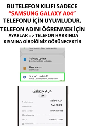 Samsung Galaxy A04 Uyumlu Efsunlu Güneş Baskılı Silikon Kılıf