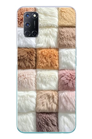 Oppo A52 Uyumlu Pofuduk Desenler Baskılı Silikon Kılıf