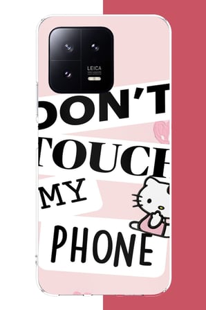 Xiaomi Mi 13 Uyumlu telefonuma dokunma.jpeg Baskılı Silikon Kılıf