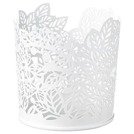 Tealight mumluk, beyaz, 8 cm