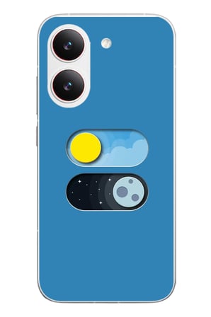 Poco X8 Pro
 Uyumlu Gece Gündüz Geçiş Baskılı Silikon Kılıf