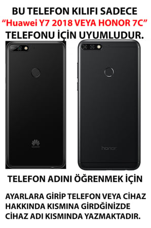 Huawei Y7 2018 - Honor 7C Uyumlu Scarface Kolaj Tasarımlı Baskılı Silikon Kılıf