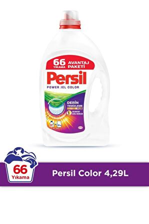 Persil Power Jel -Powe Jel Color Karma Renkler İçin Sıvı Deterjan 2x4290 ml 66 Yıkama 