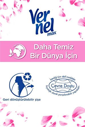 Vernel Max Taze Lale Beyazlar ve Renkliler İçin Konsantre Yumuşatıcı 4 x 1440 ml 240 Yıkama