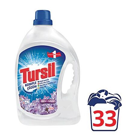 Tursil Beyazlar - Renkliler İçin Sıvı Deterjan 2310 ml 33 Yıkama 