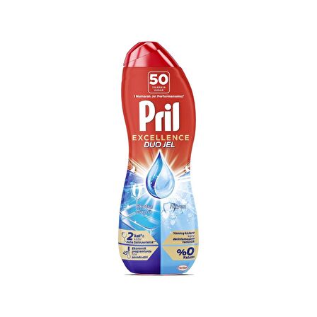 Pril Excellence Duo Jel Bulaşık Makinesi Deterjanı 900 ml 