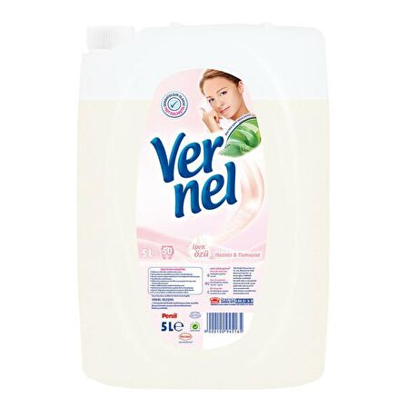 Vernel Aloe Vera Beyazlar ve Renkliler İçin Yumuşatıcı 5000 ml Yıkama