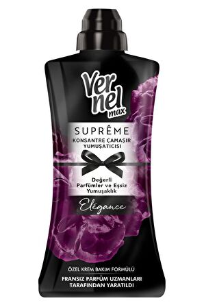 Vernel Max Supreme Romance & Elegance Beyazlar ve Renkliler İçin Konsantre Yumuşatıcı 2 x 1200 ml 100 Yıkama