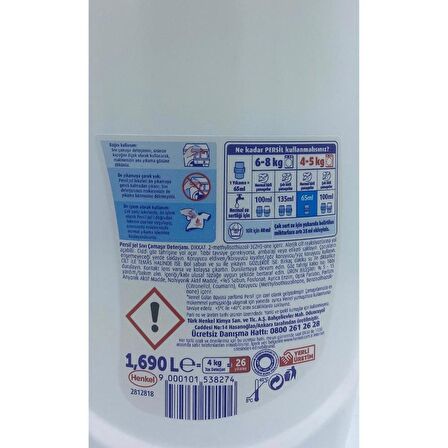 Persil Power Jel Çamaşır Deterjanı Gülün Büyüsü 6x1690 ml (156 Yıkama)