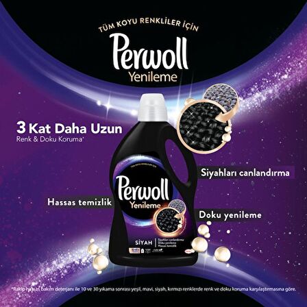 Perwoll Yenileme&Onarım Siyah 2.97L (54 Yıkama)