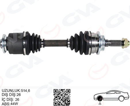 ON AKS KOMPLE SOL FORD RANGER 2.5TD 2002-2007 MAZDA BT50 20020 6 ABS LI 2M353B437AA 1339667