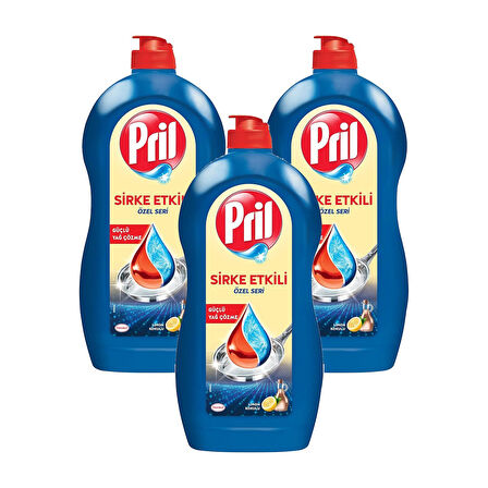 Pril Sirke Etkili Özel Seri 1100 ml Bulaşık Deterjanı x 3 Adet