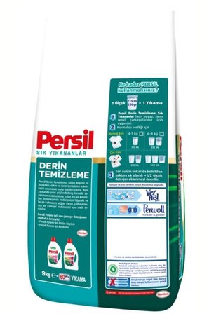 Sık Yıkananlar 9kg  Toz Çamaşır Deterjanı 60  Yıkama  9kg