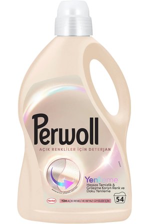 Açık Renkliler Hassas Bakım Sıvı Çamaşır Deterjanı 2970 ml (54 Yıkama)