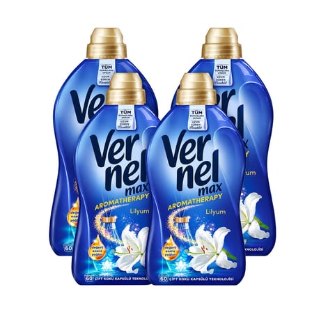 Vernel Max Aromatherapy 1440 ml Lilyum x 4 Adet