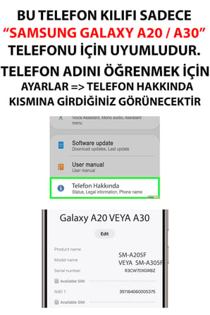 Samsung Galaxy A20-A30 Uyumlu Türk Milli Takım Beyaz Forma Baskılı Silikon Kılıf