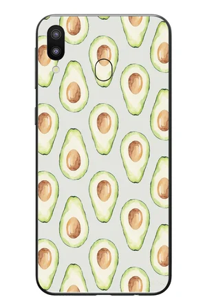 Samsung Galaxy M20 Uyumlu Avakadolar Baskılı Silikon Kılıf