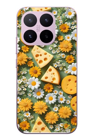 Xiaomi 17T
 Uyumlu Peynirler Baskılı Silikon Kılıf