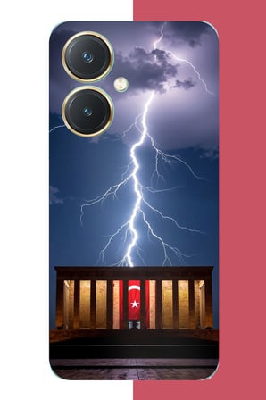 Vivo Y27 Uyumlu Anıtkabir Baskılı Silikon Kılıf