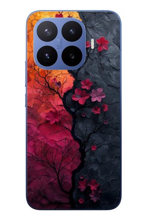Xiaomi 17T Pro
 Uyumlu Yaprak Geçişkenliği Baskılı Silikon Kılıf