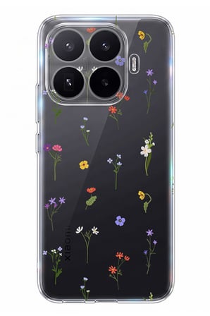 Xiaomi 17T Uyumlu Minik Kır Çiçekleri Baskılı Silikon Kılıf