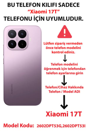 Xiaomi 17T Uyumlu Minik Kır Çiçekleri Baskılı Silikon Kılıf