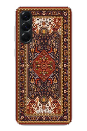 Samsung Galaxy A56 Uyumlu Anadolu Motif Halısı Baskılı Silikon Kılıf