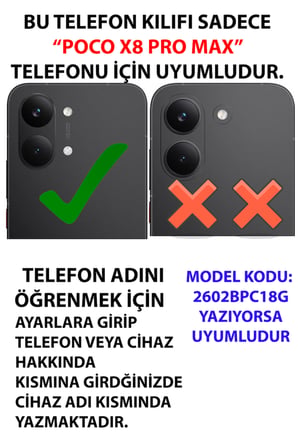 POCO X8 PRO MAX Uyumlu 777 Güneş ve Bulut Tasarım Baskılı Silikon Kılıf