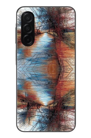 Samsung Galaxy A26 Uyumlu Karışık Çizgiler Baskılı Silikon Kılıf