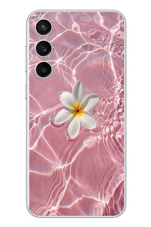 Samsung Galaxy S23 Fe Uyumlu Dalgalı Papatya Baskılı Silikon Kılıf